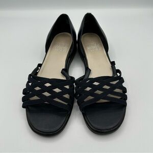 Mootsies Tootsies Open Toe Spirit Shoes Strappy Flats Size 8